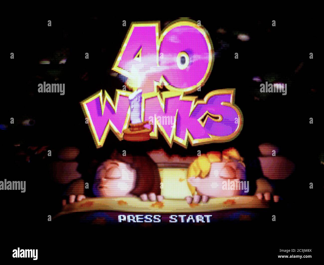 40 Winks – Sony PlayStation 1 PS1 PSX – nur für redaktionelle Zwecke Stockfoto