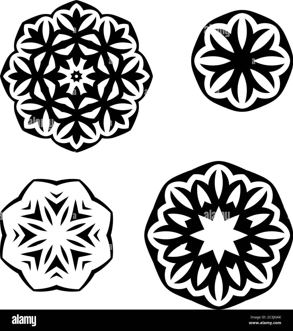 Tribal Tattoo Design Vektorgrafiken Stock Vektor