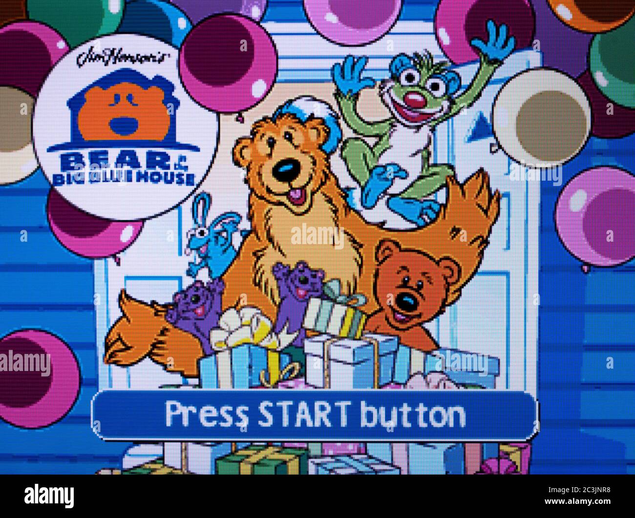 Bear in the Big Blue House – Sony PlayStation 1 PS1 PSX – nur für redaktionelle Zwecke Stockfoto
