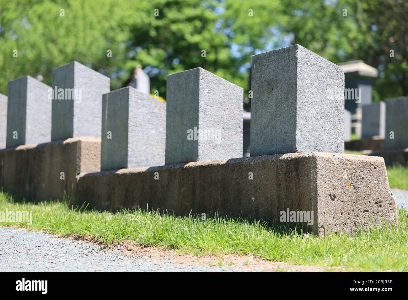 Titanic Friedhof Halifax Nova Scotia Kanada. Stockfoto