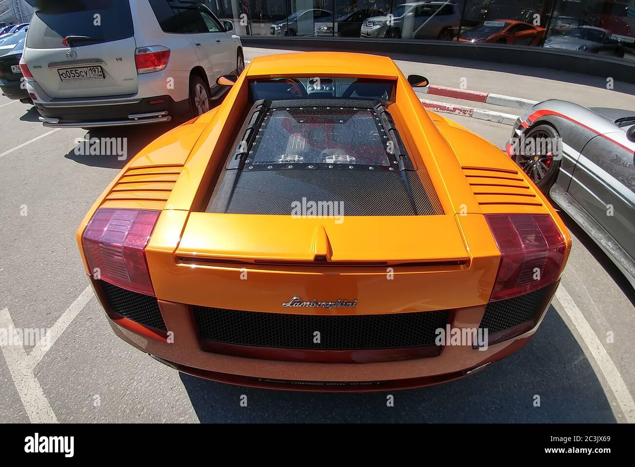 Orange Lamborghini Stockfotos und -bilder Kaufen - Alamy