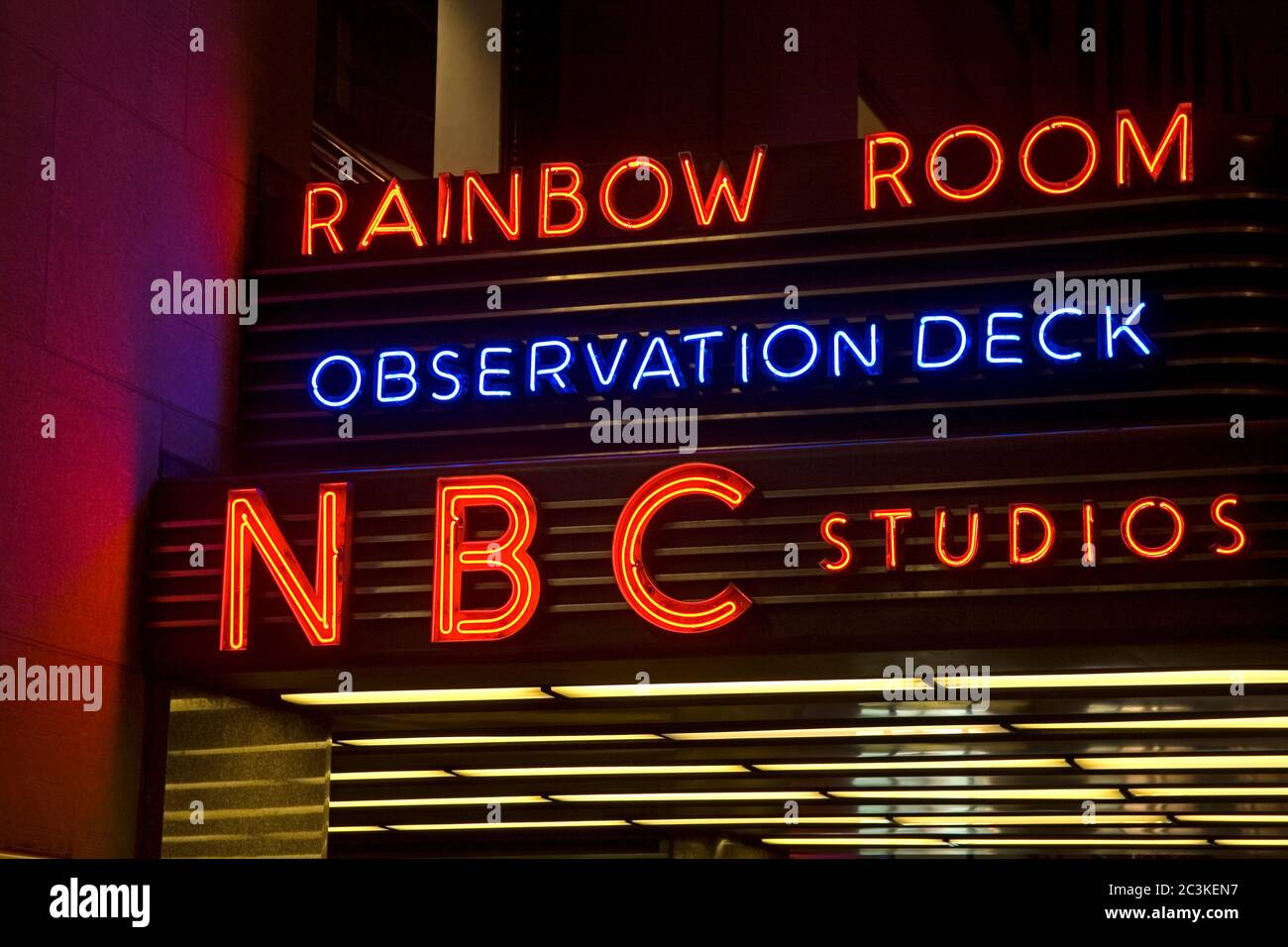 NBC Studios, Midtown Manhattan, New York City, New York, USA Stockfoto