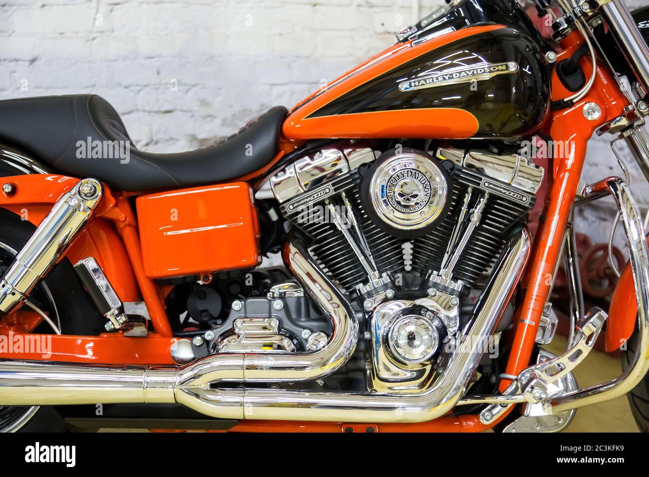 Harley Davidson Garage Stockfotos Und Bilder Kaufen Alamy