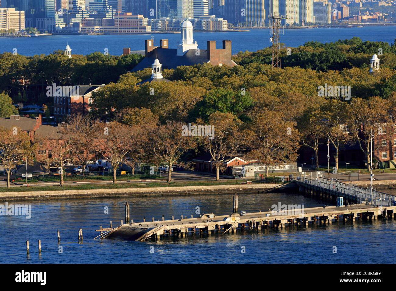 Governors Island, New York City, New York State, Vereinigte Staaten von Amerika Stockfoto
