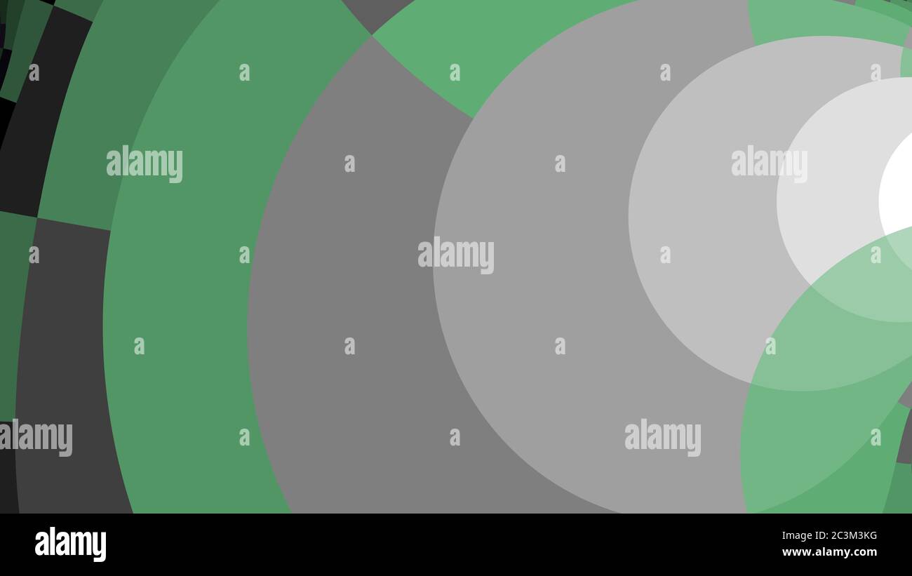 Abstrakter Hintergrund mit farbigen Kreisen und Gitter. Stockfoto