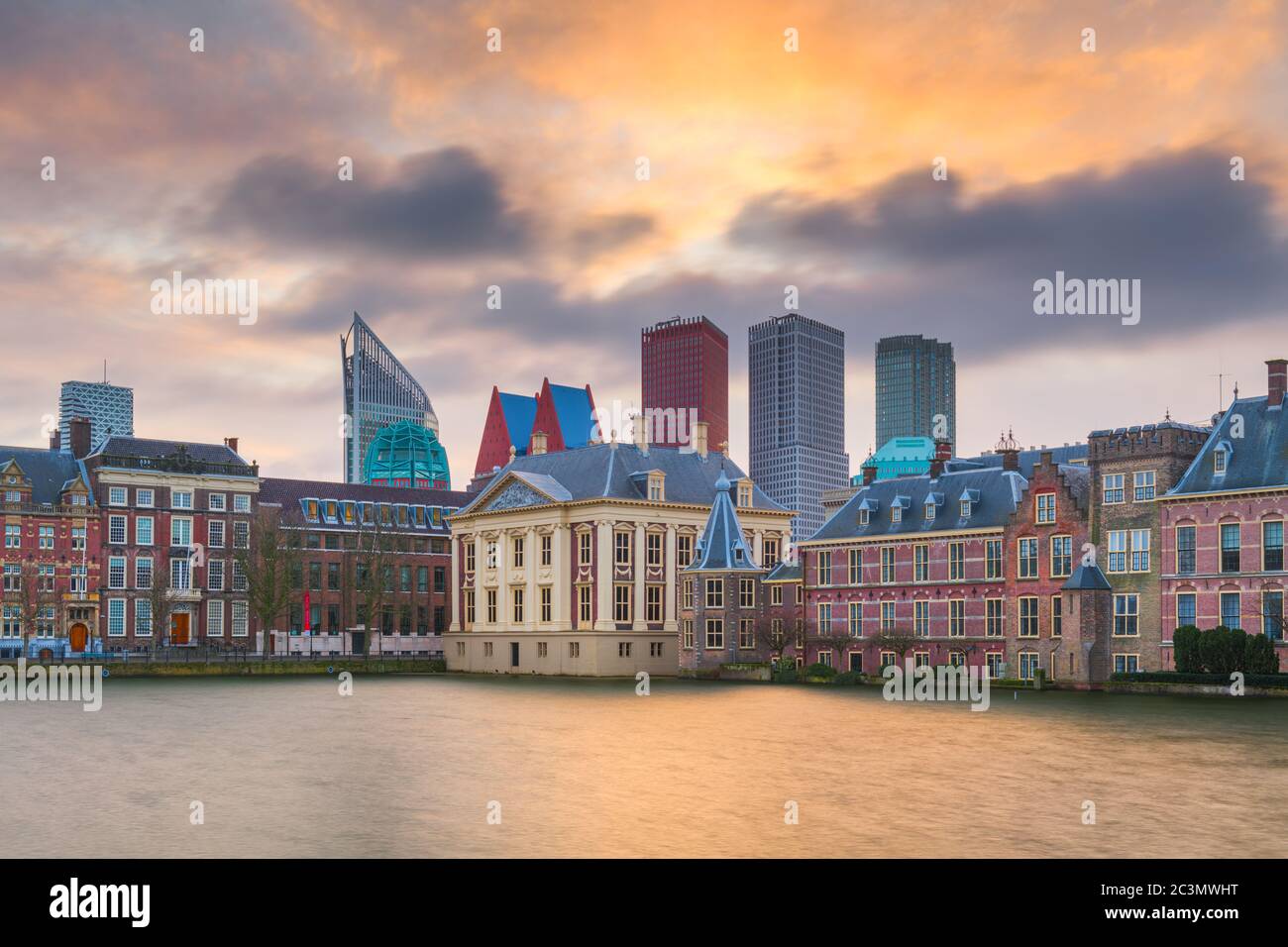 Den Haag, Niederlande Stadtbild Stockfoto