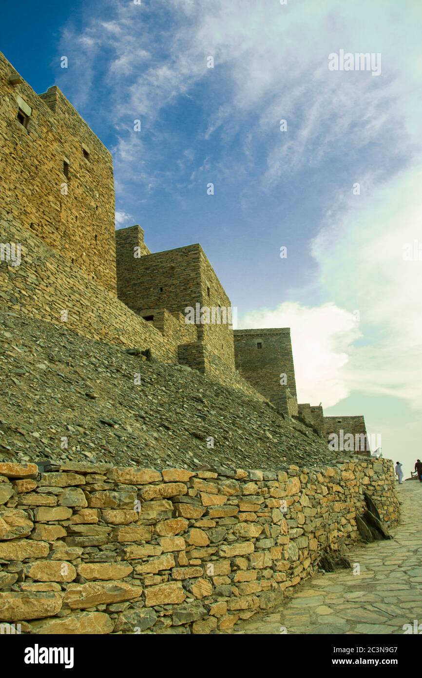 Sie in historischen Marmor Dorf saudi-arabien Stockfoto