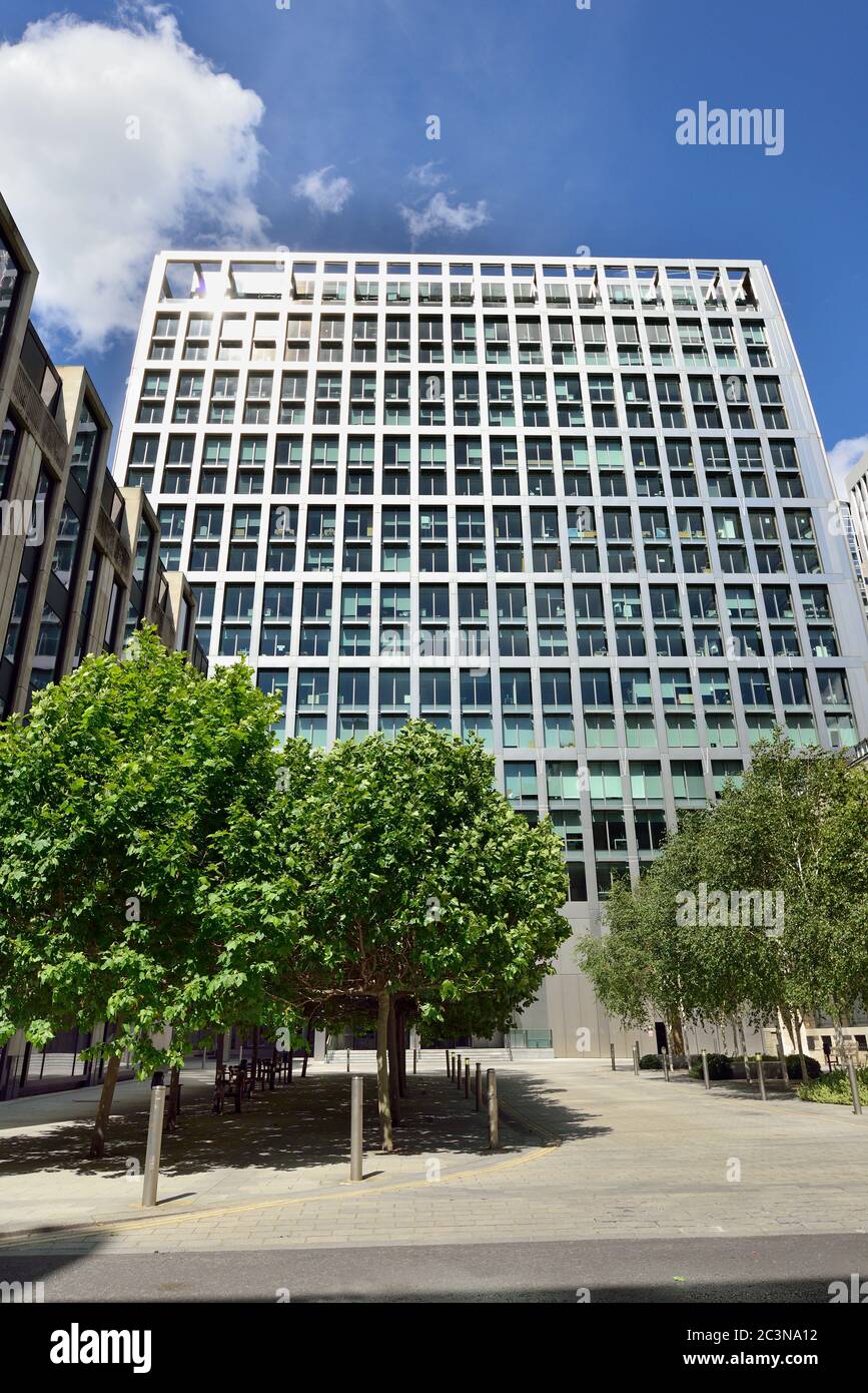 5 Aldermanbury Square, Barbican, London, Vereinigtes Königreich Stockfoto