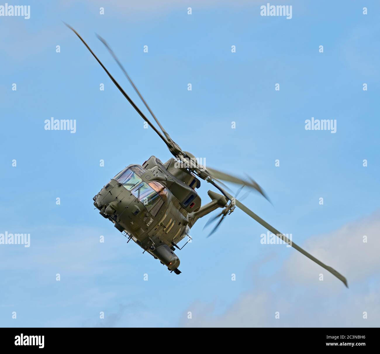 Royal Navy AgustaWestland EH101 Merlin HC 3 Hubschrauber Stockfoto