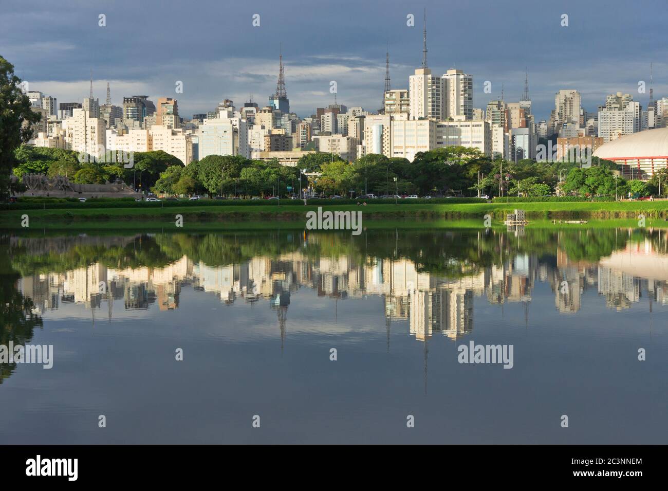 Moderne Blick auf die Stadt Sao Paulo, Brasilien, Südamerika Stockfoto