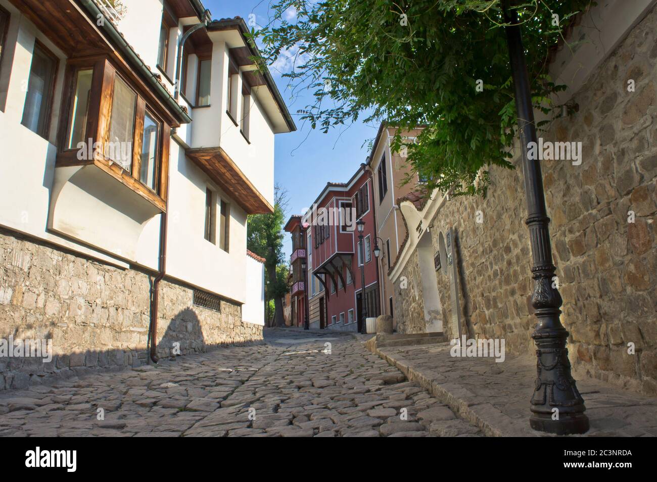 Plovdiv, Blick auf die Altstadt, Bulgarien, Balkan Stockfoto