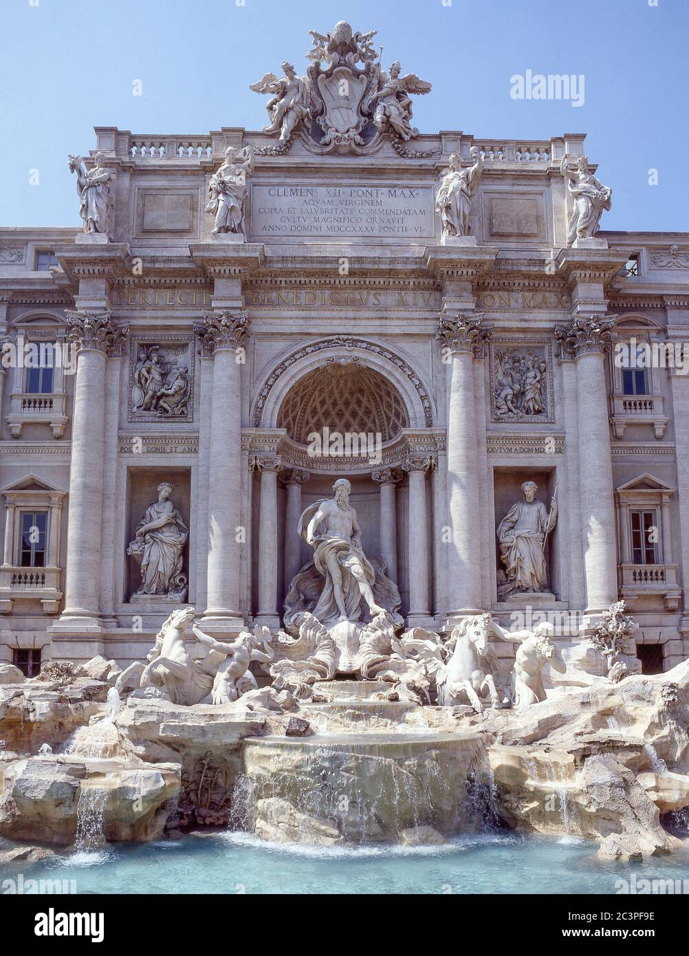 Trevi-Brunnen (Fontana di Trevi), Trevi, Rom (Roma), Region Latium, Italien Stockfoto