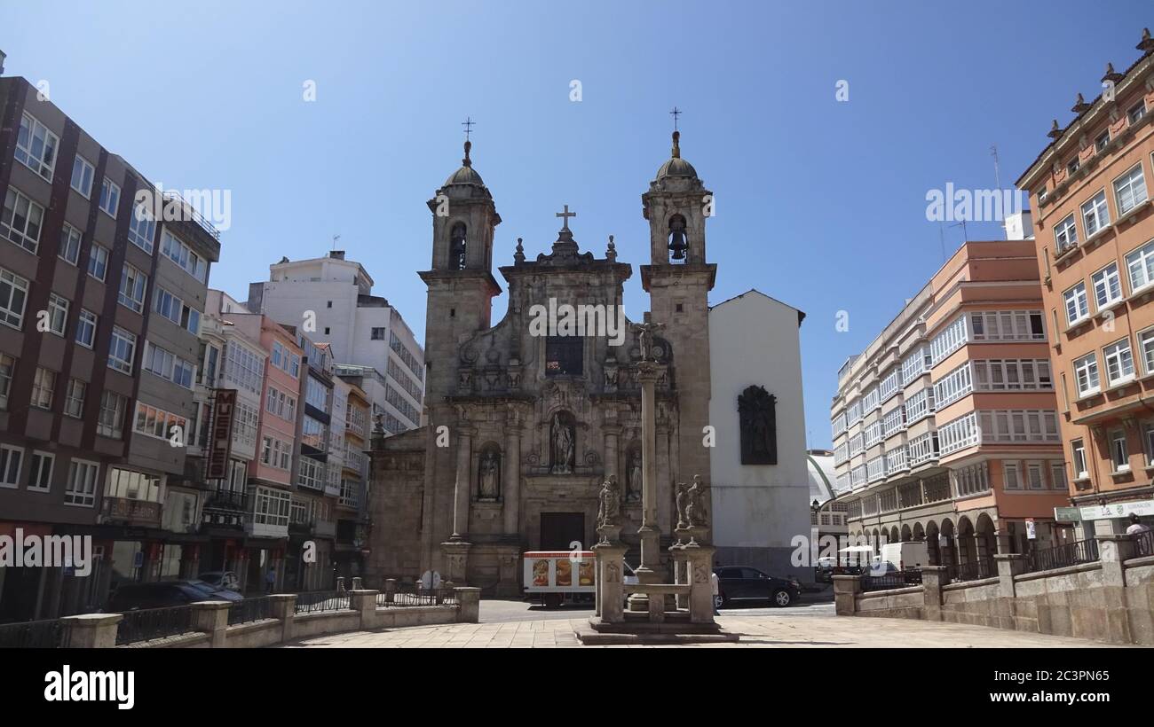 Art sculpture la coruna galicia Fotos und Bildmaterial in hoher