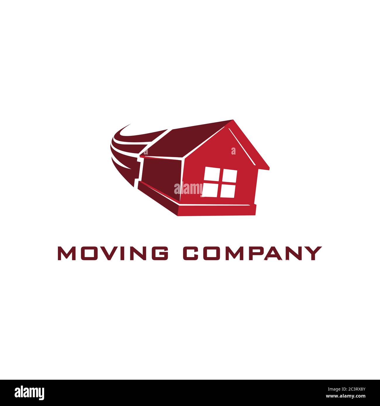 Umzug Unternehmen Logo-Design, Es ist gut für Ihr Unternehmen, Corporate Stock Vektor