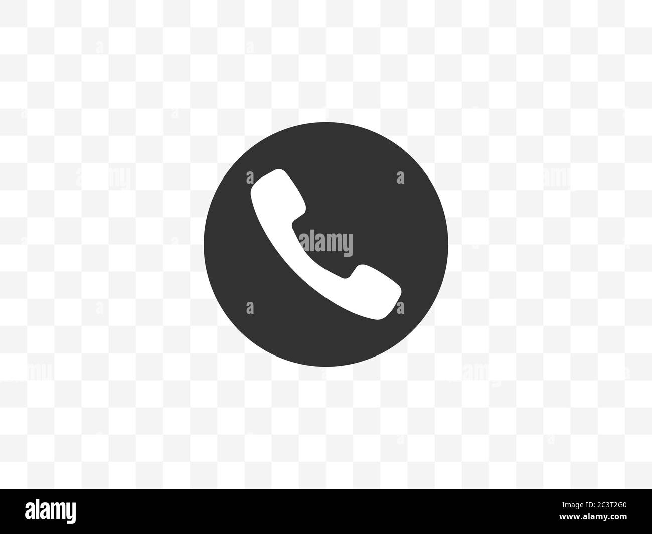 Telefon, Kontakt, Anruf Symbol.Vektor-Illustration, flaches Design. Stock Vektor