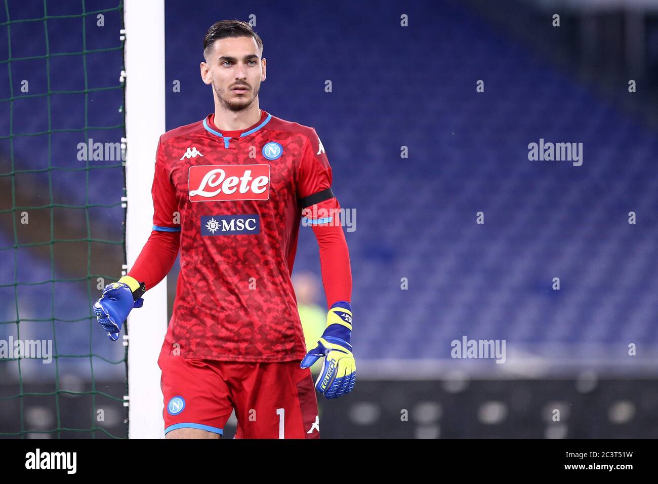 Roma. Italien. Juni 2020. Finale Des Italienischen Pokals. SSC Napoli gegen FC Juventus. Alex Meret von SSC Napoli . Stockfoto