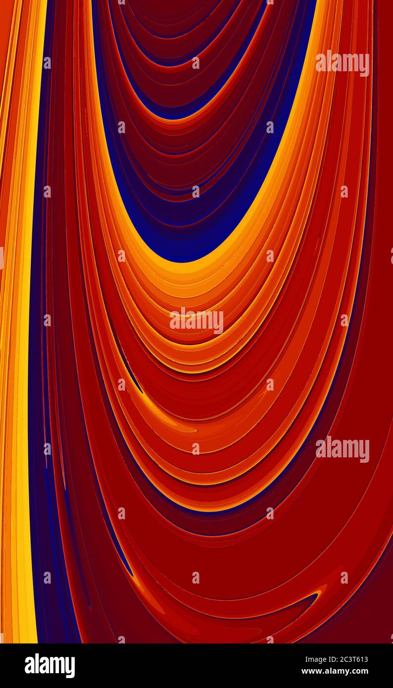 Abstrakt meditative Farbe fraktalen Hintergrund.geeignet für Dekorationskoffer für Mobiltelefone und Drucken Hintergründe Stock Vektor