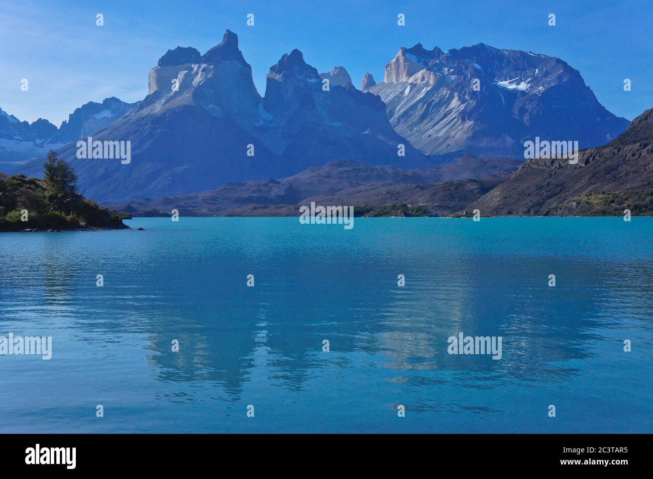 Naturlandschaft in Torres del Paine, Patagonien, Chile, Südamerika Stockfoto