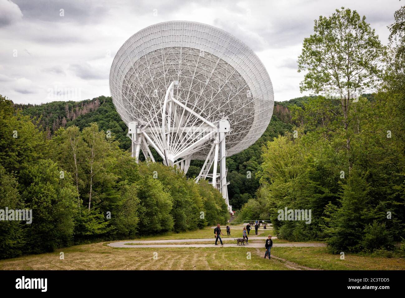 Radioteleskop Effelsberg bei Bad Münstereifel, Region Eifel, Nordrhein