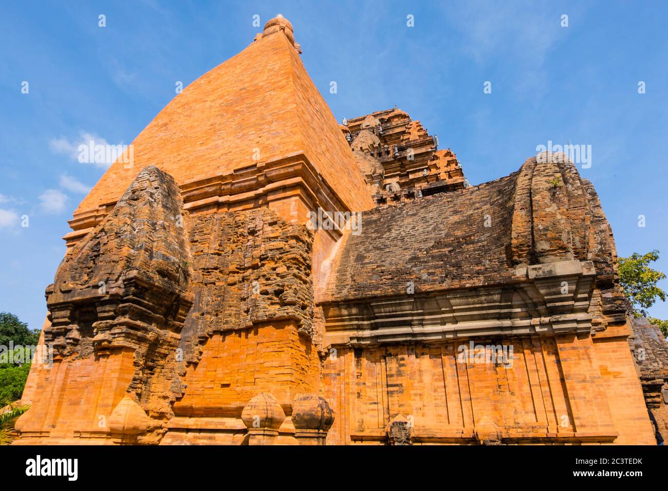 North Tower, Thap Po Nagar, Po Nagar Towers, Vinh Tho Bezirk, Nha Trang, Vietnam, Asien Stockfoto