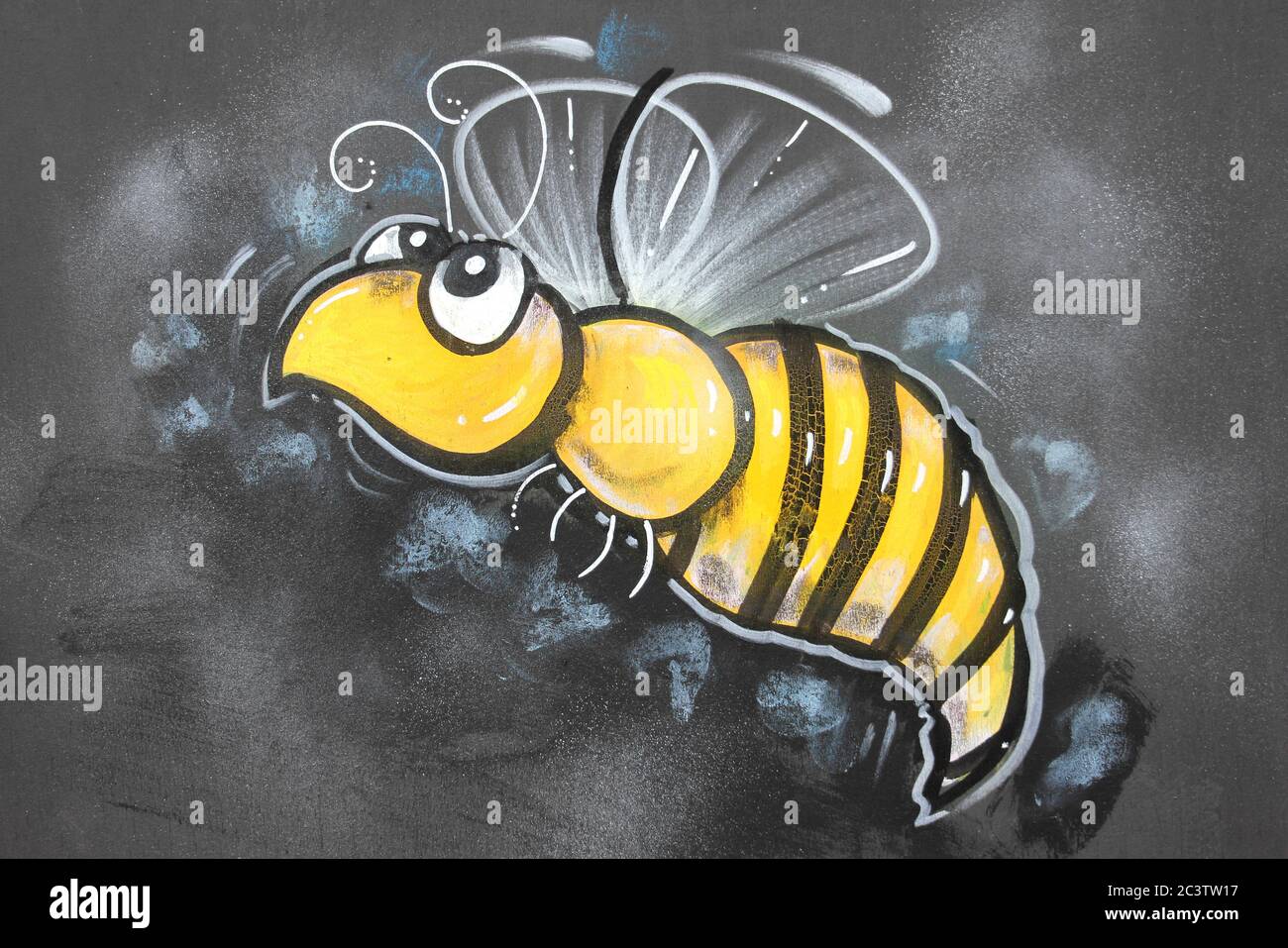 Komische Wasp Art Stockfoto
