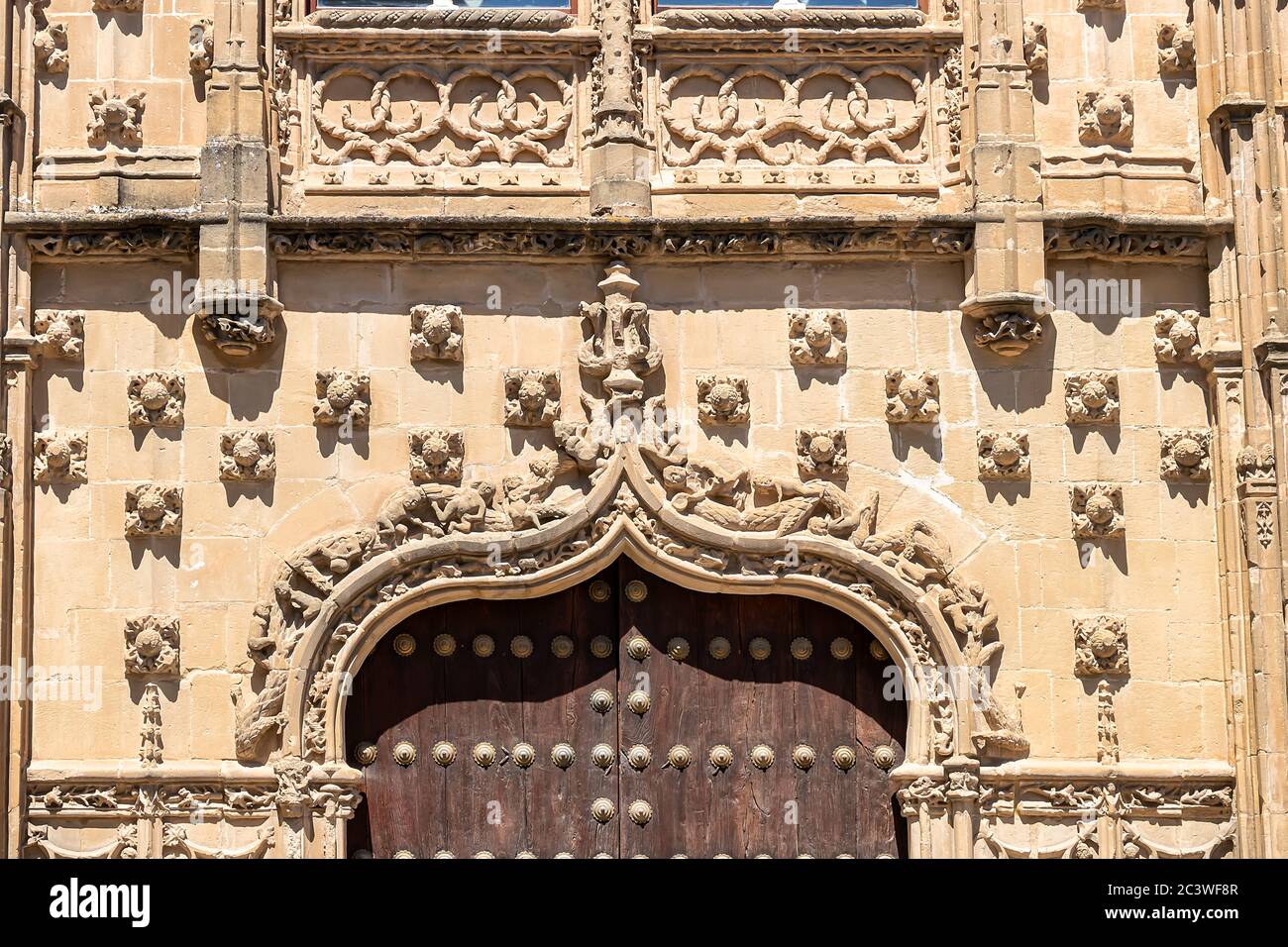 Abalquinto Palast in Baeza. Renaissance Stadt in der Provinz Jaen. Weltkulturerbe. Andalusien, Spanien. Jetzt ist International Universit Stockfoto