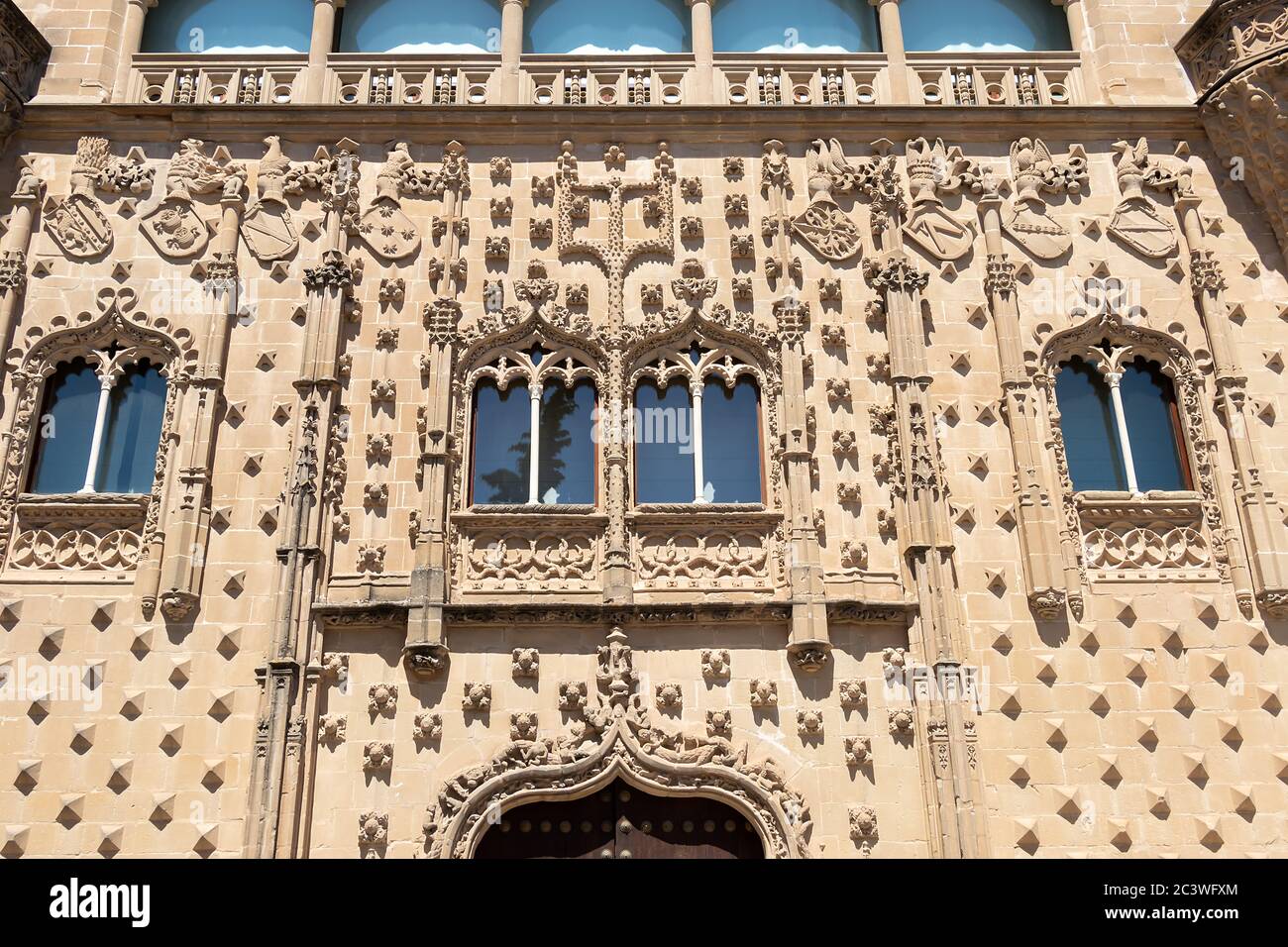 Abalquinto Palast in Baeza. Renaissance Stadt in der Provinz Jaen. Weltkulturerbe. Andalusien, Spanien. Jetzt ist International Universit Stockfoto
