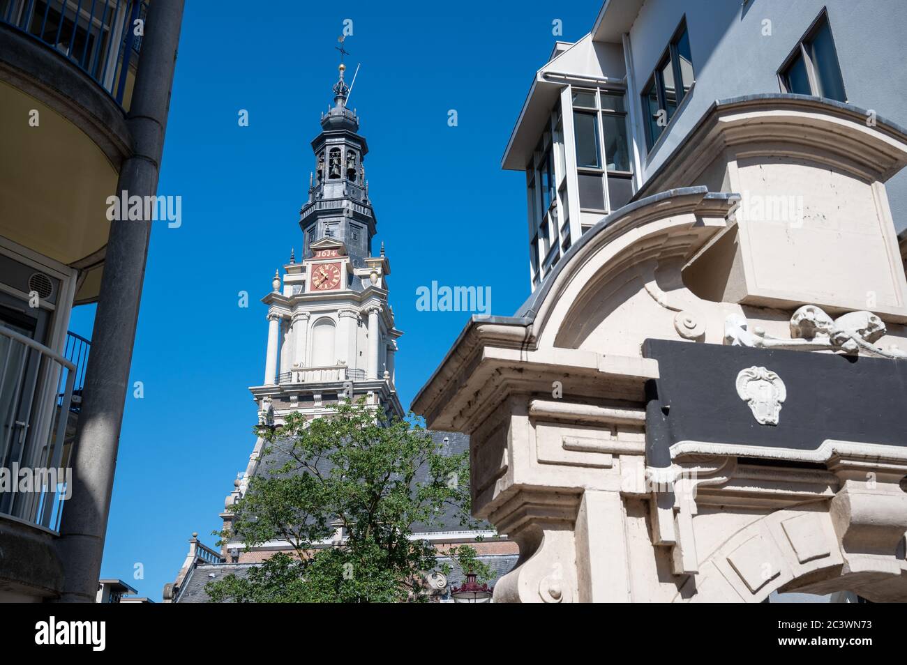 Zuiderkerk / Südkirche in Amsterdam, Niederlande Stockfoto