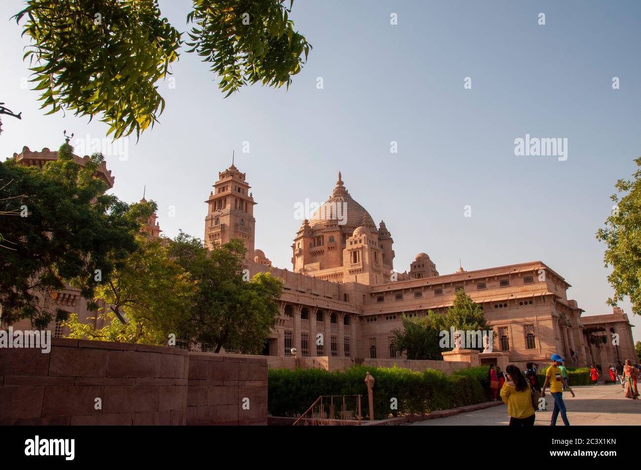 Umaid Bhawan Palace, in Jodhpur in Rajasthan, Indien Stockfoto