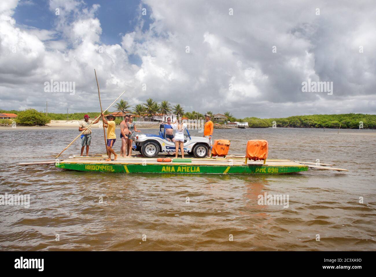 Genipabu Dünen und Lagune Fahrt, Natal, Brasilien. Ein tropisches Paradies für Urlaub, Abenteuer und Entspannung. Stockfoto Genipabu Dünen und Lagune Fahrt, Natal, Brasilien. Ein tropisches Paradies für Urlaub, Abenteuer und Entspannung. Stockfoto