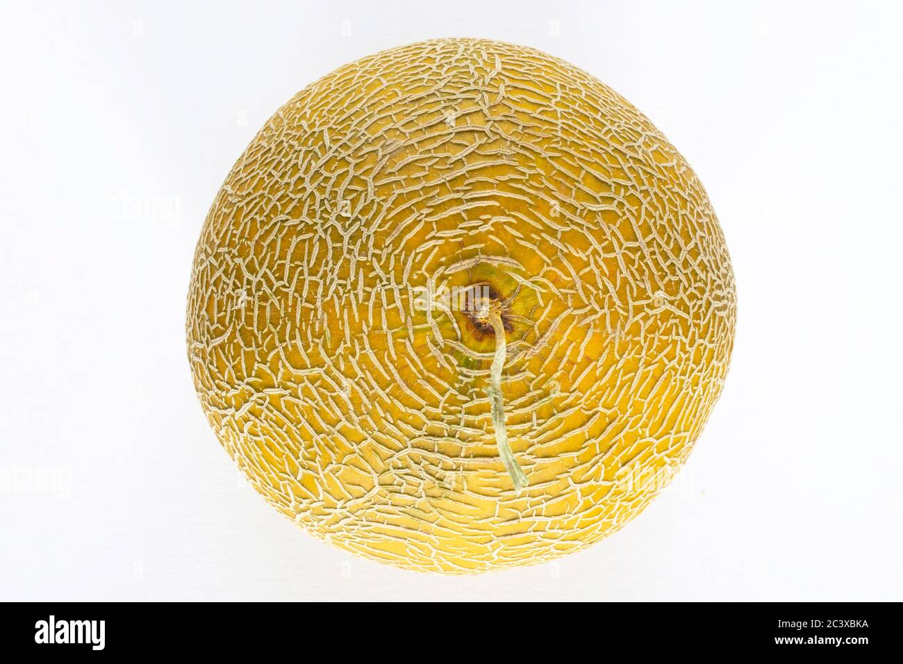 Süße und saftige ganze Melonen Stockfoto