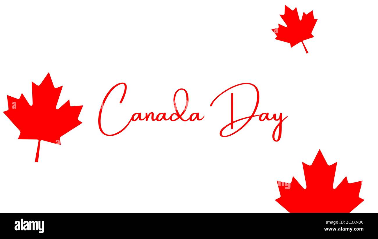 kanada, Symbol, Land, Flagge, National, canadian, Hintergrund, Blatt, Illustration, Nation, Banner, Design, rot, Zeichen, weiß, Symbol, Tag, patriotisch, Hol Stockfoto