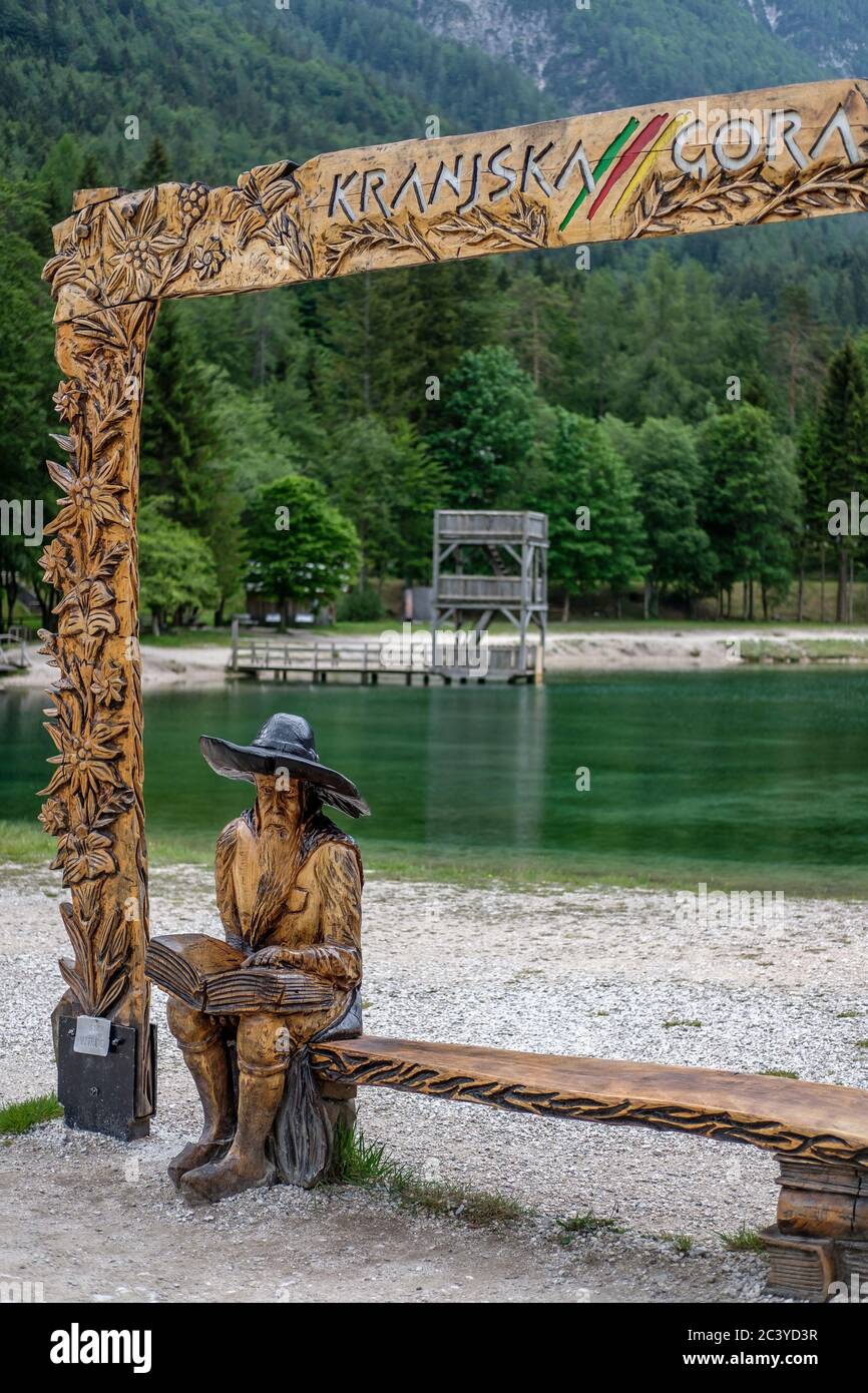 See Jasna, Kranjska Gora, Slowenien Stockfoto