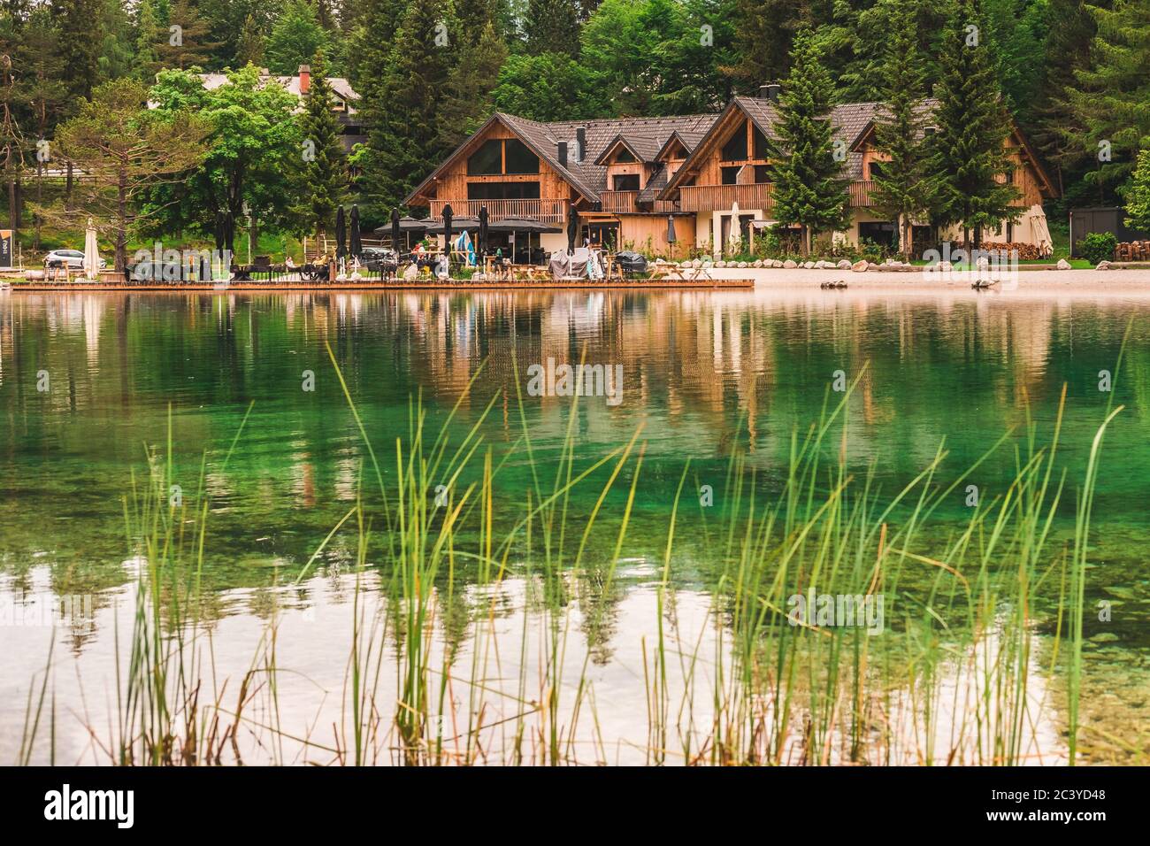 See Jasna, Kranjska Gora, Slowenien Stockfoto
