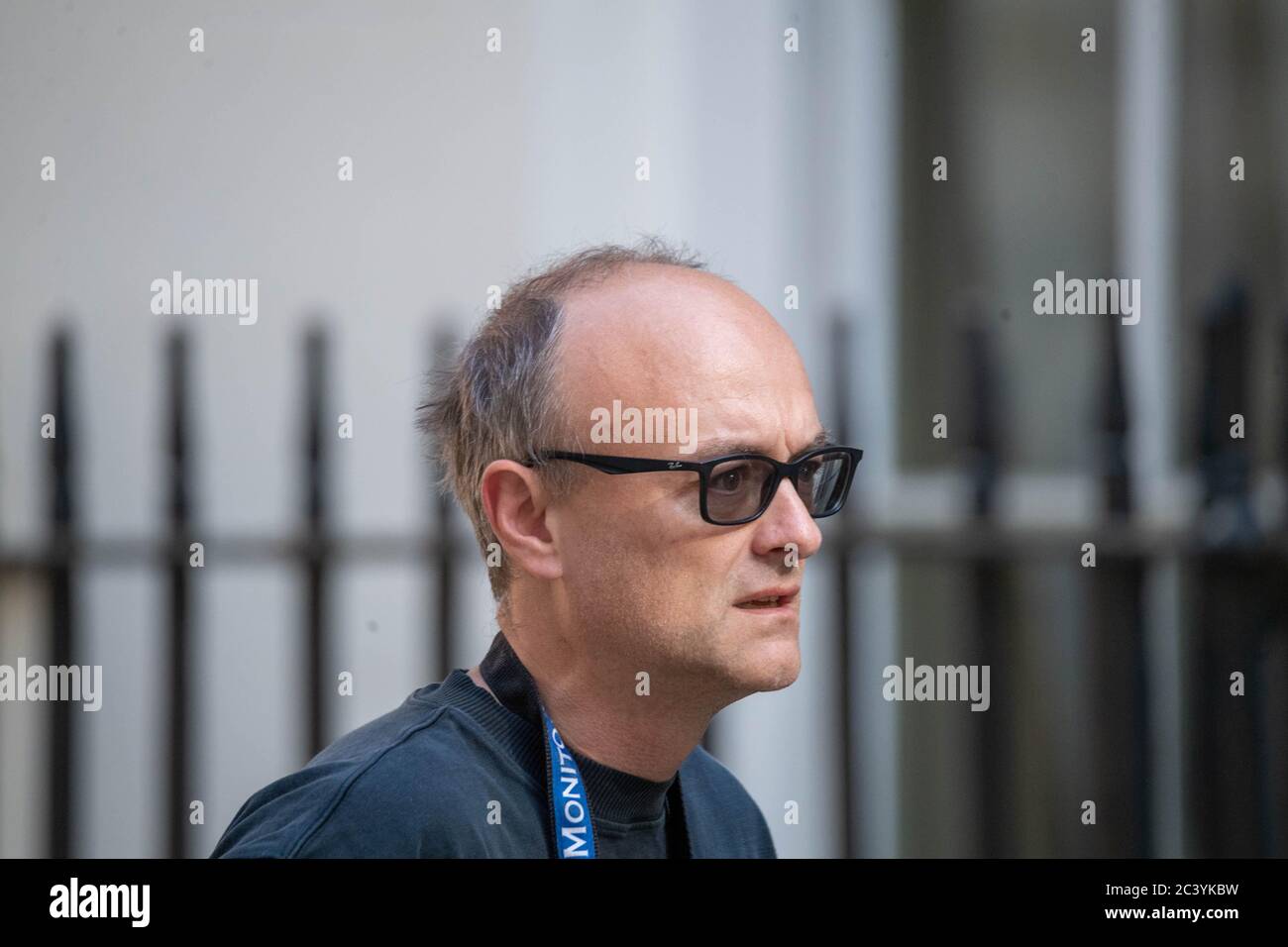 London, Großbritannien. Juni 2020. Dominic Cummings Arrives in Downing Street, London Credit: Ian Davidson/Alamy Live News Stockfoto