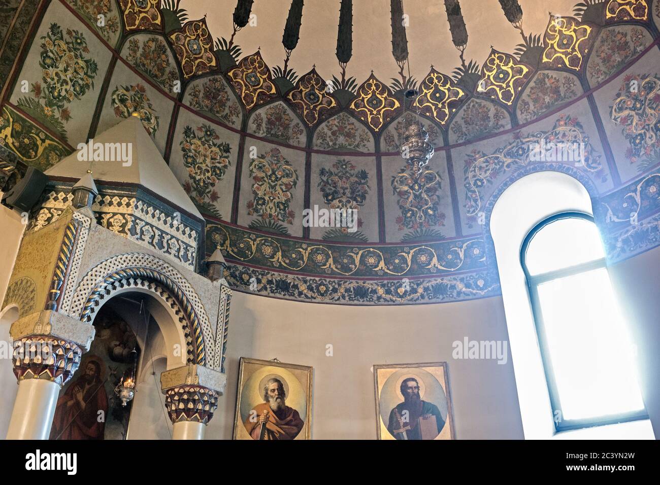 Mutter-Kathedrale von Heiligem Etchmiadzin, Mutter-Stuhl von Heiligem Etschmiadzin, (Armenischer Apostolischer Vatikan) Jerewan, Armenien Stockfoto