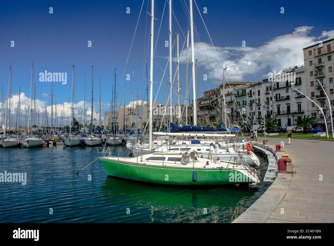 Palermo Marina (Sizilien / Italien) Stockfoto