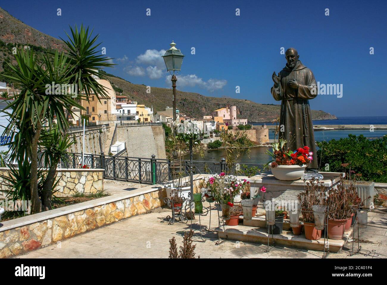 Castellammare del Golfo ist eine italienische Stadt in der Provinz Trapani in Sizilien (Italien). Stockfoto