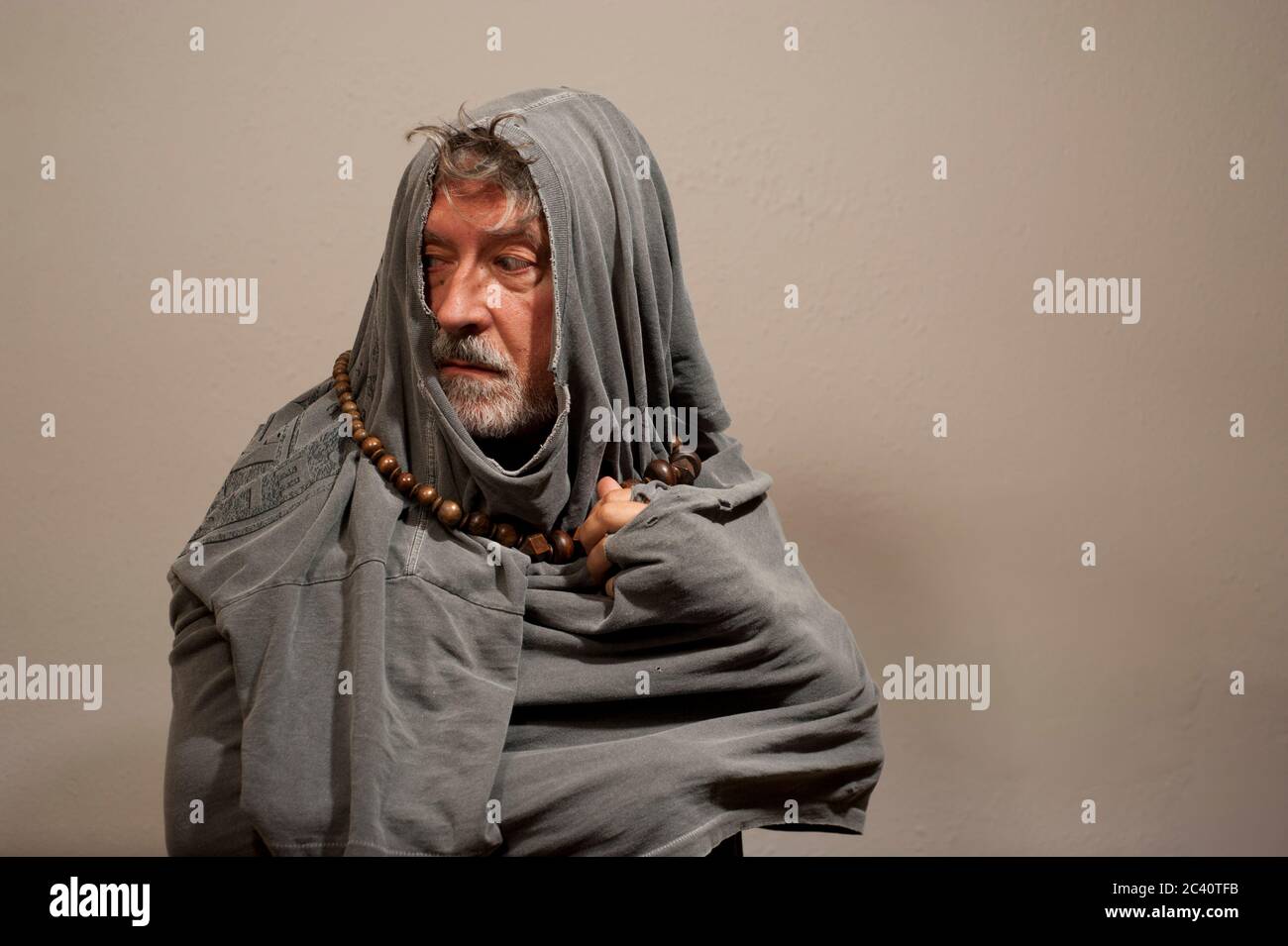 Theatergesichter Stockfoto