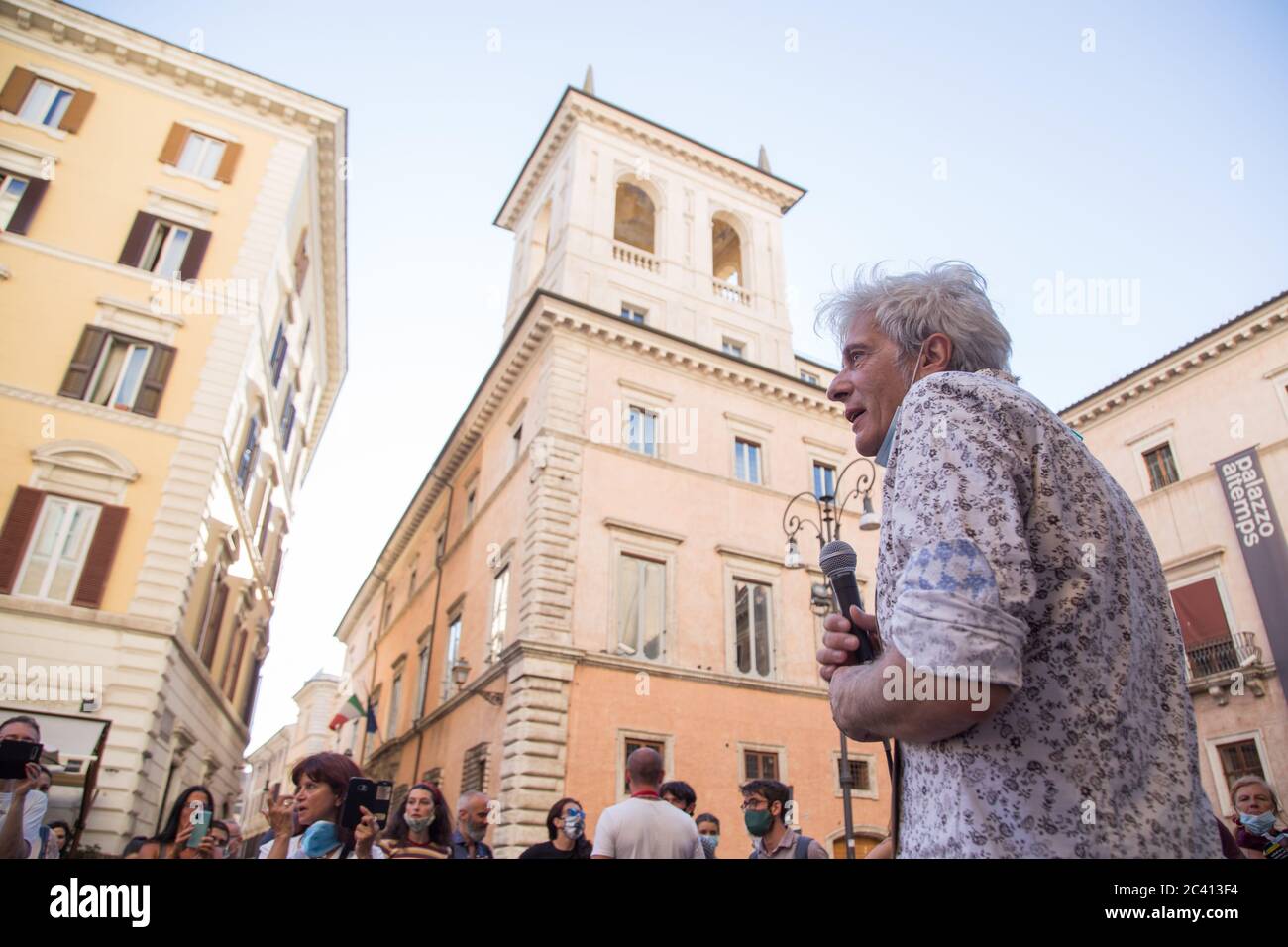 Roma, Italien. Juni 2020. Pietro Orlandi, Bruder von Emanuela Orlandi (Foto: Matteo Nardone/Pacific Press/Sipa USA) Quelle: SIPA USA/Alamy Live News Stockfoto