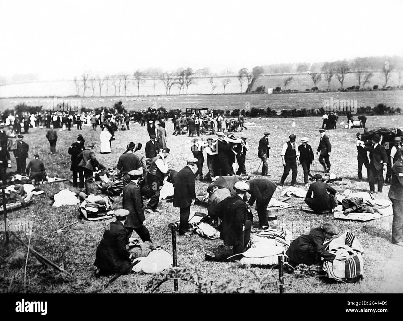 Eisenbahnkatastrophe Von Qunintinshill, 1915 Stockfoto