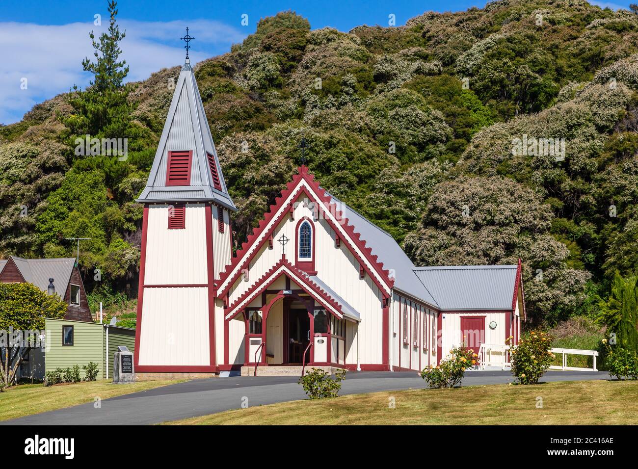 Willkommen bei akaroa zeichen -Fotos und -Bildmaterial in hoher ...