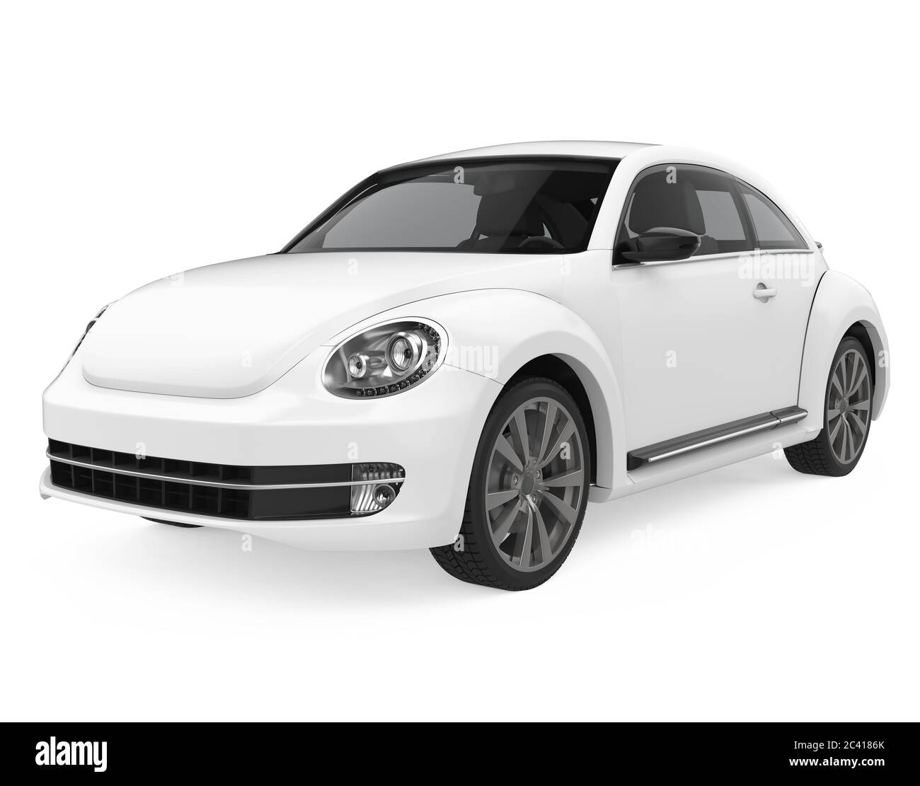 Kompaktwagen Isoliert Stockfoto