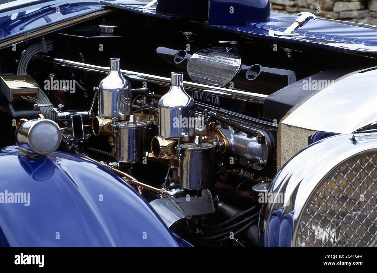 1930er Jahre Invicta 4 1/2 Liter Low Chassis Typ S. Karosserie von Carbodies. Stockfoto