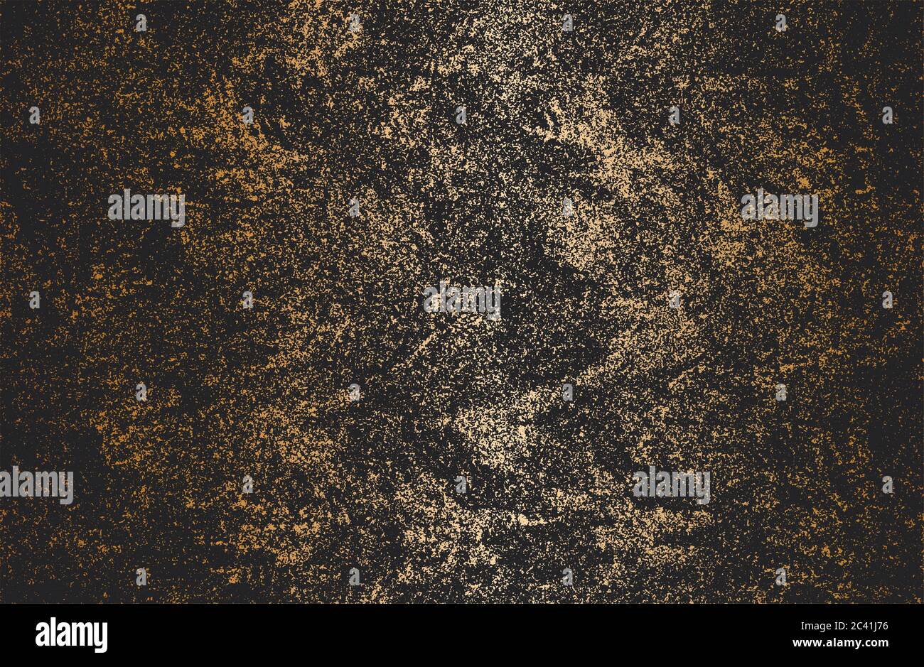 Verquerte Überzug-Textur aus goldenem Stoff. Textil mit östlichen floralen Ornamenten, Blättern und Blumen. Grunge Hintergrund. Abstrakter Halbton Vektor ill Stock Vektor