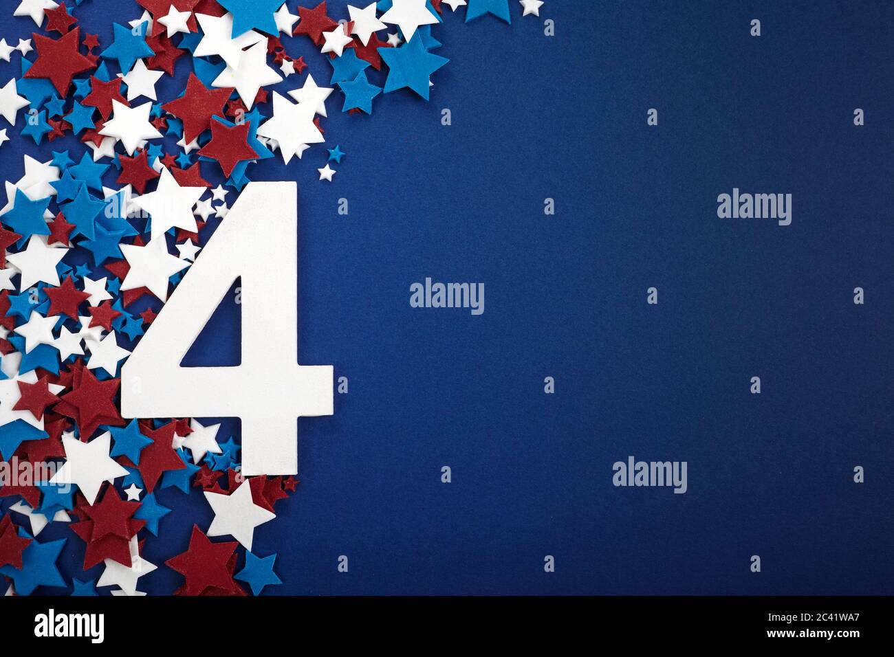 Hintergrund des vierten juli. Amerikanischer Unabhängigkeitsstag Stockfoto