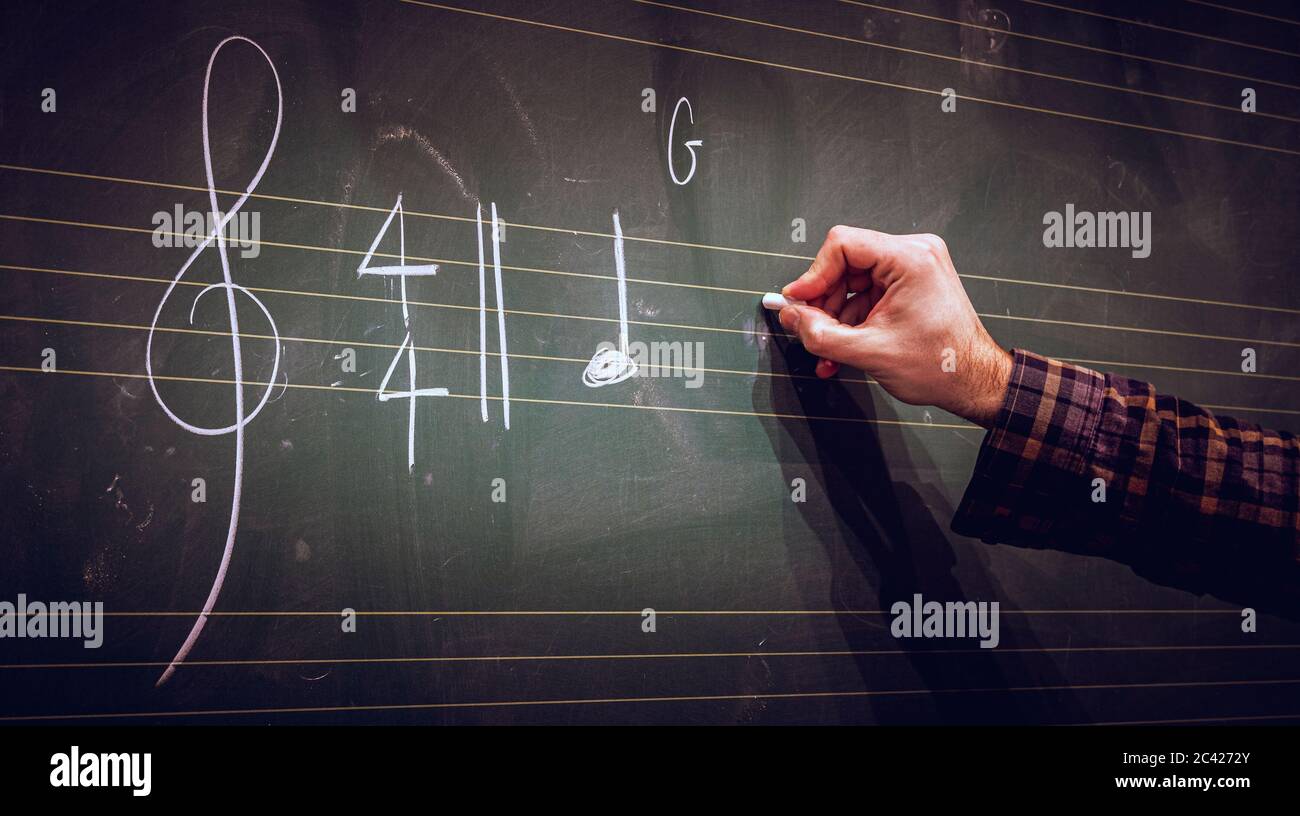 Music theory -Fotos und -Bildmaterial in hoher Auflösung – Alamy