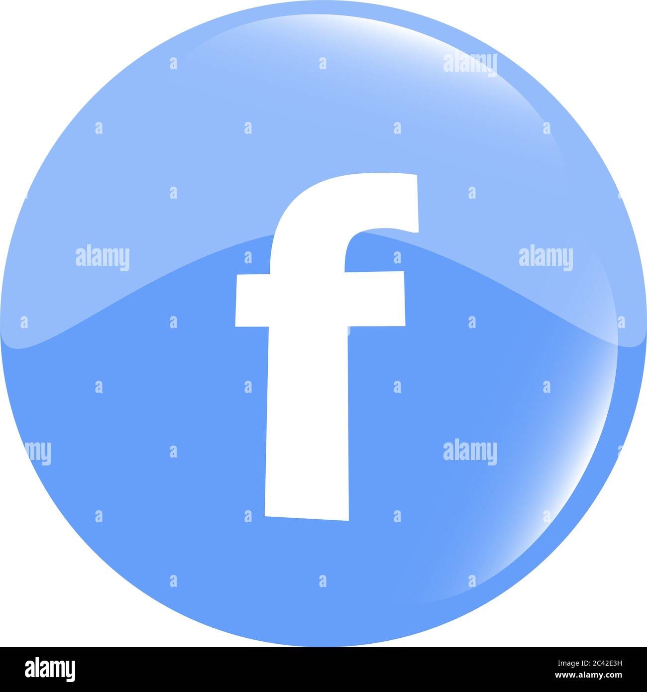Design-Vorlagen für Symbole mit dem Buchstaben F-Logo. Farbzeichen für Websymbol Stockfoto