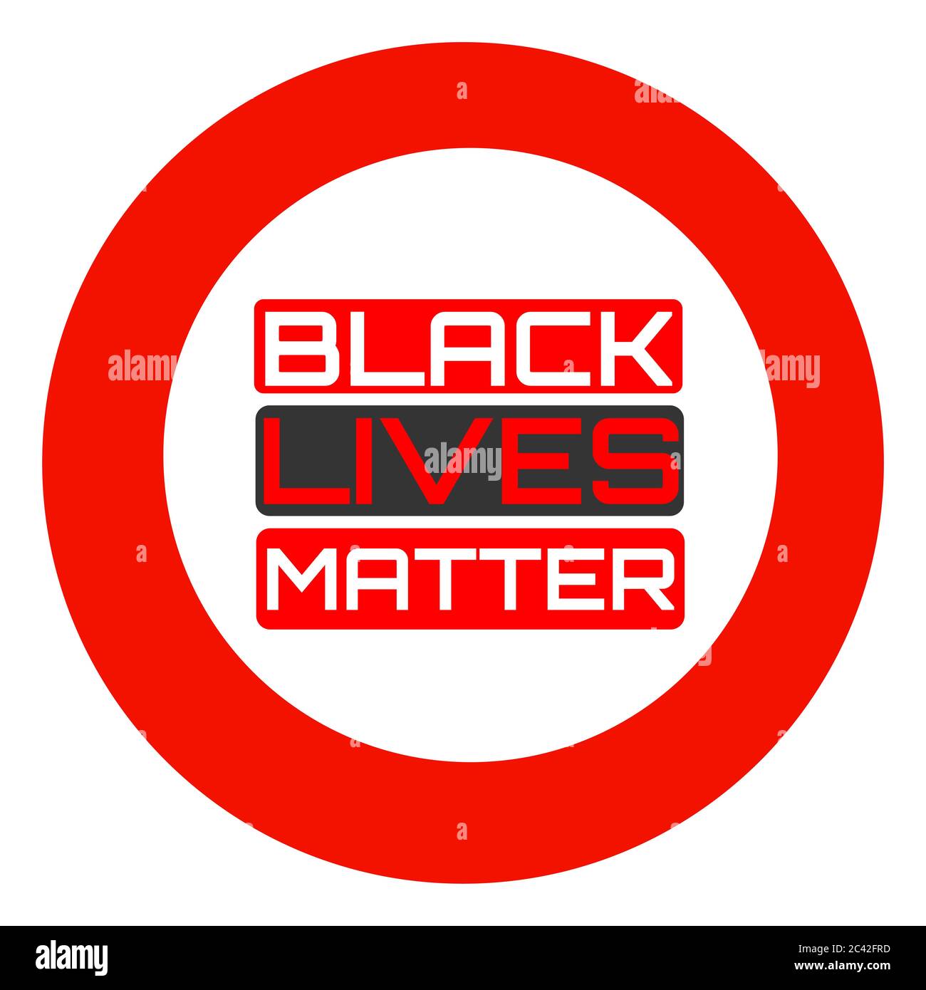 Schwarze Leben sind wichtig, ich kann nicht atmen. Protestbanner über das Menschenrecht schwarzer Menschen in den USA. Schwarze Leben Sind Wichtig. Amerika. Stockfoto