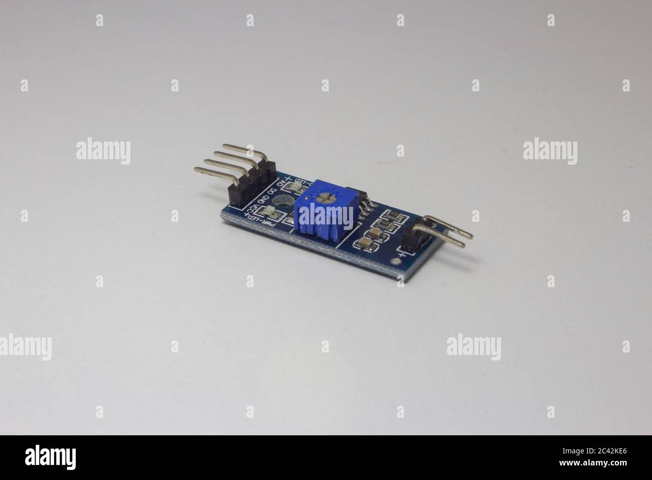 Bodenfeuchtemesssensor für arduino oder einen anderen elektronischen Mikrocontroller Stockfoto
